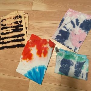 Tie dye shirts